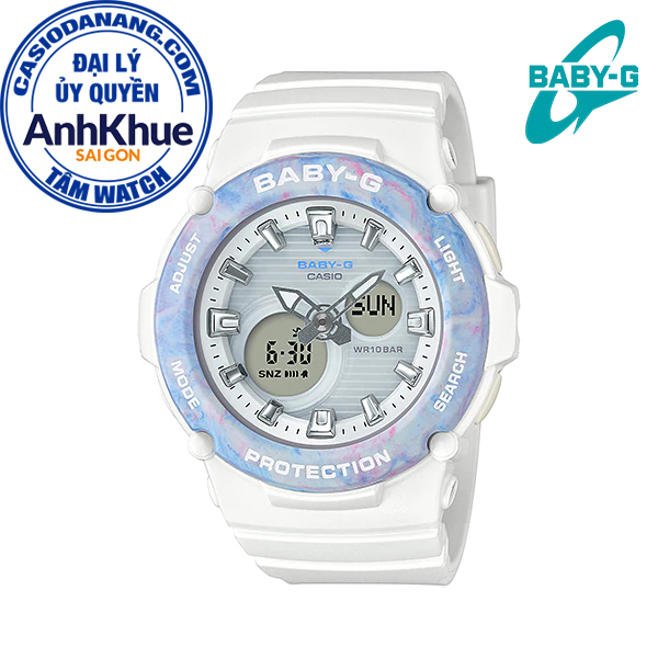 Đồng hồ nữ dây nhựa Casio Baby-G chính hãng Anh Khuê BGA-270M-7ADR (42mm)