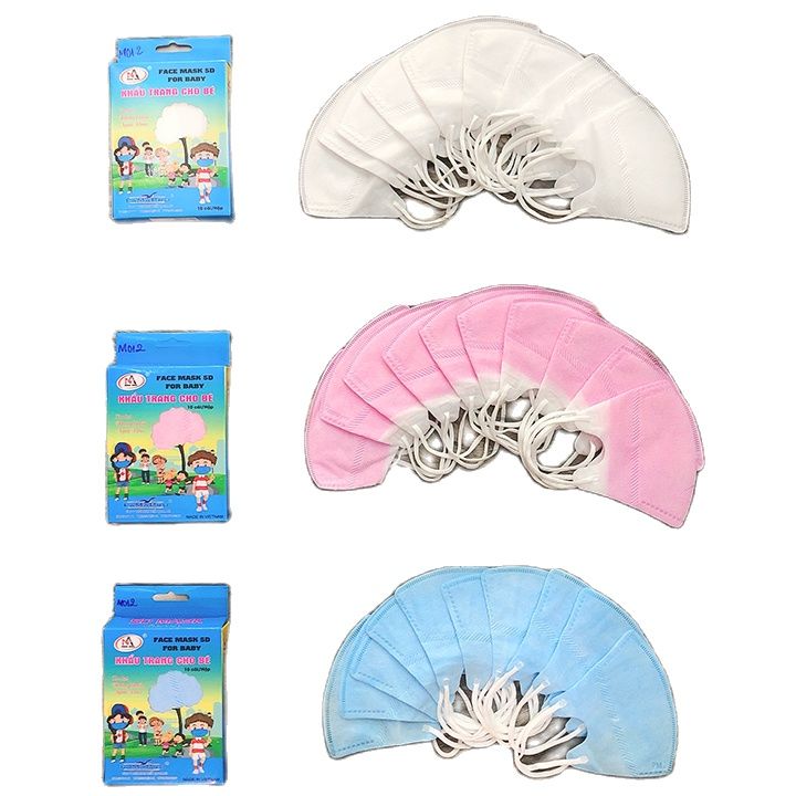 Medical masks children from 1-6 old mask 5D, 3D kid mask male British box 10 piece famapro