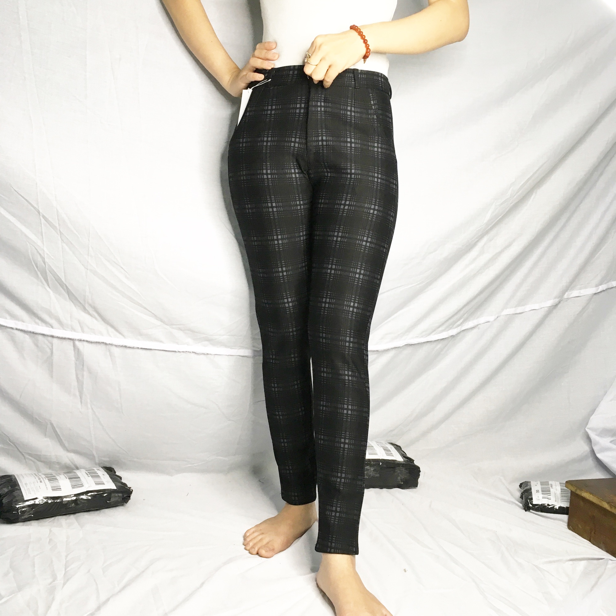 [HCM]Quần Dài lưng thun sọc karo size 40-65kg(coi phần mô tả dùm shop nhé)