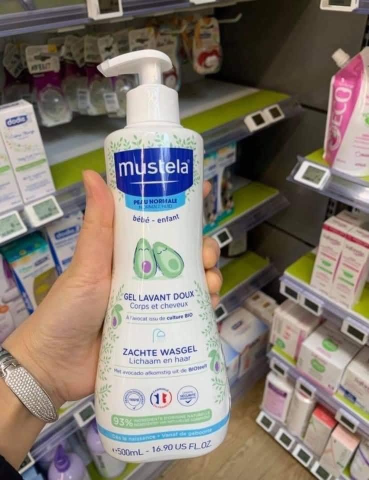 [2027] Sữa tắm gội Mustela dịu nhẹ lành tính cho trẻ sơ sinh