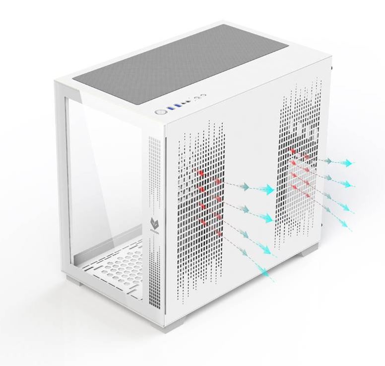 Vỏ Case Coolmoon Aosor Moon Place Pro (Mid Tower/Màu Đen)