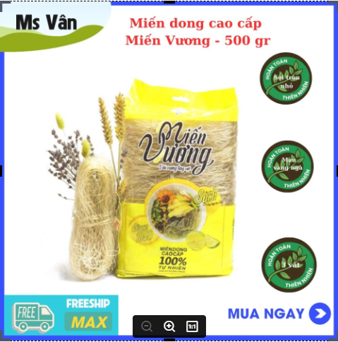 [HCM]Miến dong cao cấp - Miến vương gói 250gr