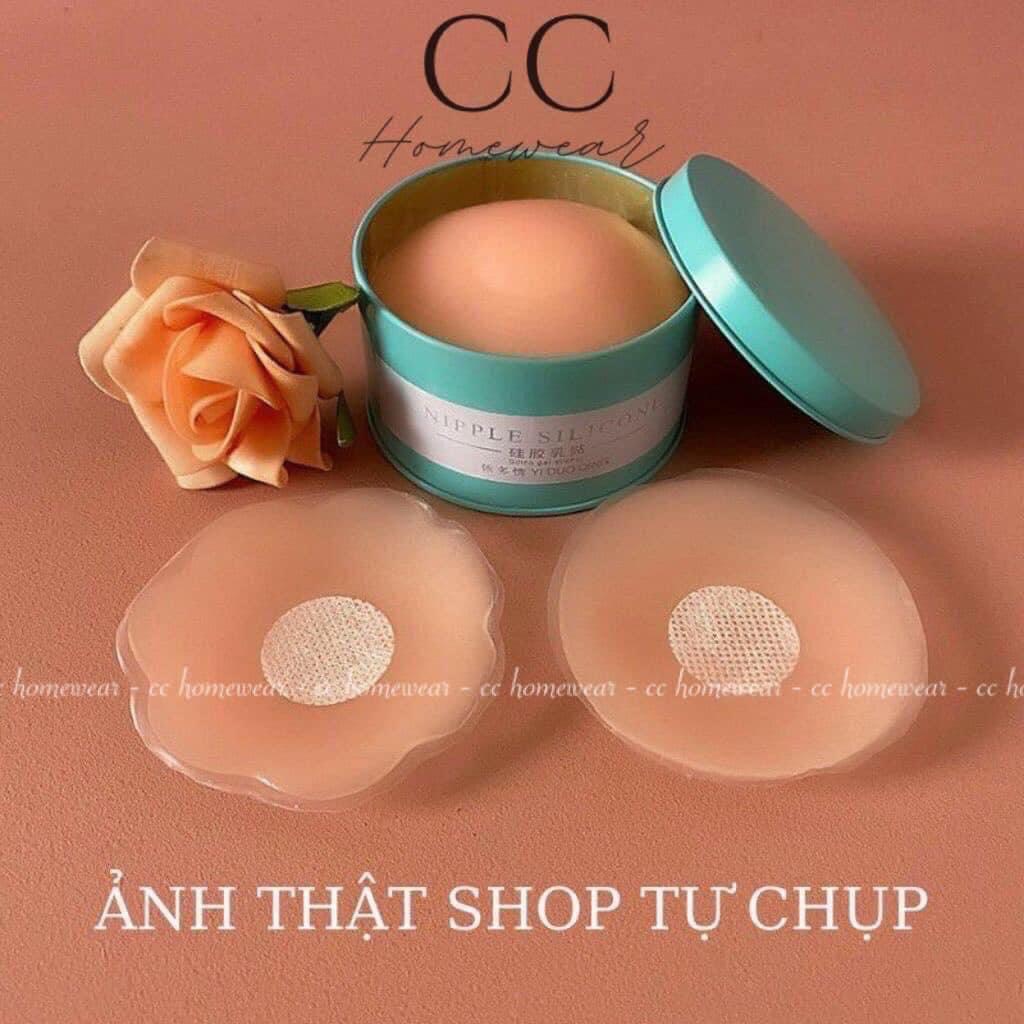 Miếng dán ngực silicon hoa mai