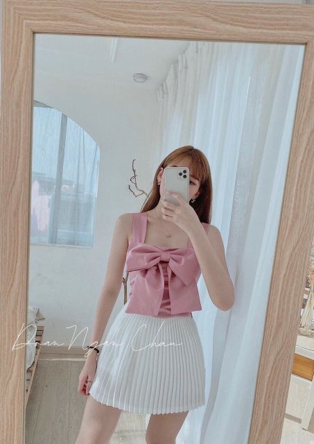 Áo cái nơ bản to