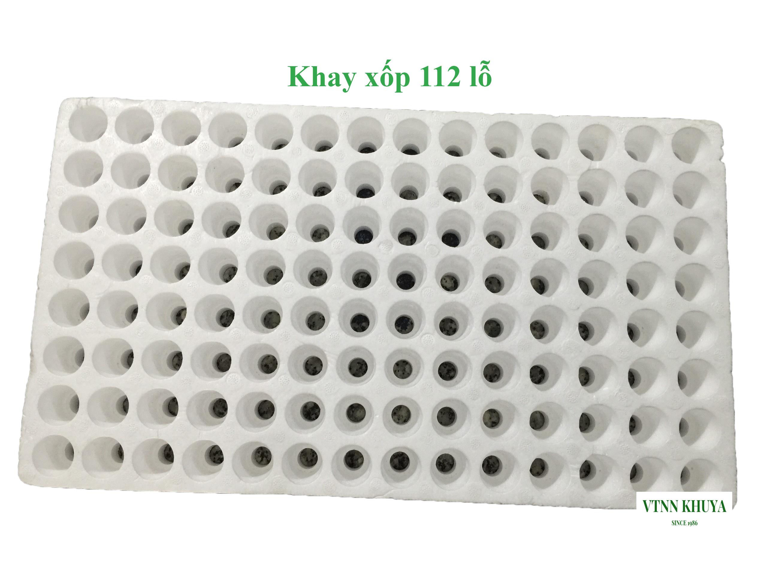Khay xốp ươm hạt 112 lỗ