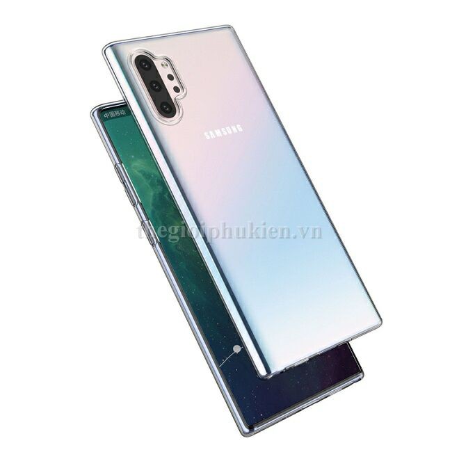 Ốp lưng Samsung Galaxy Note 10 Plus dẻo trong siêu mỏng 0.5 mm
