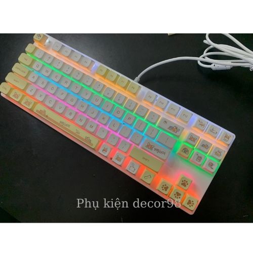 Keycap Corgi profile XDA nhựa PBT