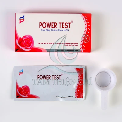 [HCM]Que thử thai hCG Powertest hộp 1 test
