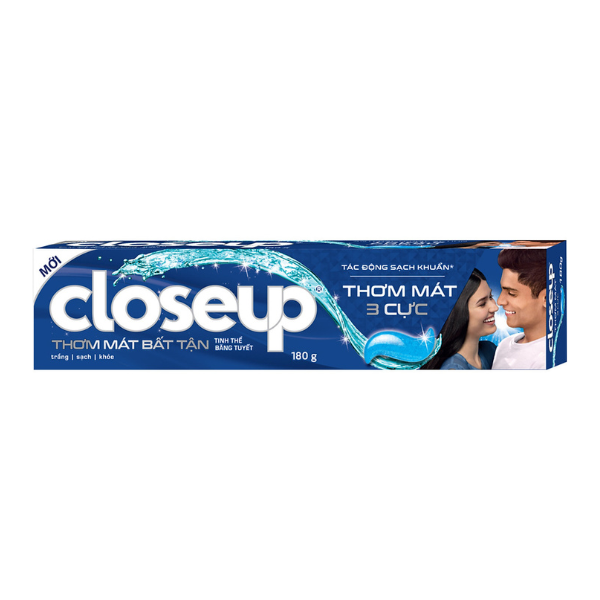 Kem Đánh Răng Closeup Trắng Răng Thơm Mát - Tuýp 180G