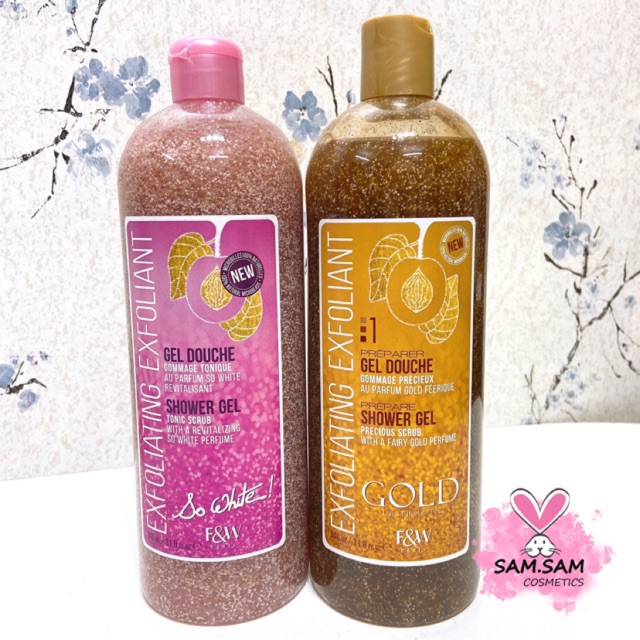 SỮA TẮM CÁT TẨY TẾ BÀO CHẾT LÀM SÁNG DA TOÀN THÂN F&W PARIS