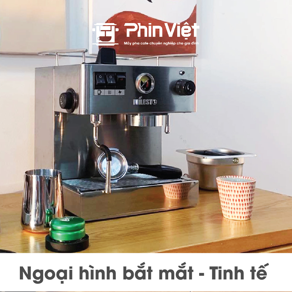 Máy pha cà phê espresso chuyên nghiệp Milesto EM19