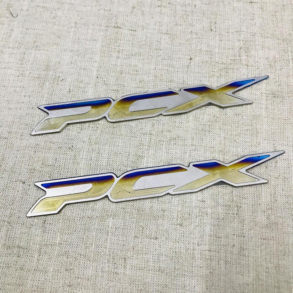 Bộ tem chữ tên xe EXCITER (100% titanium)
