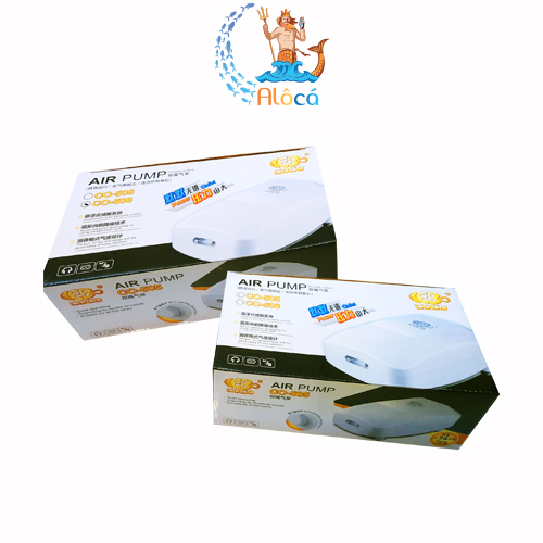 Máy sủi khí tạo oxy 2 vòi coco co-505, co-506 cho bể cá cảnh.