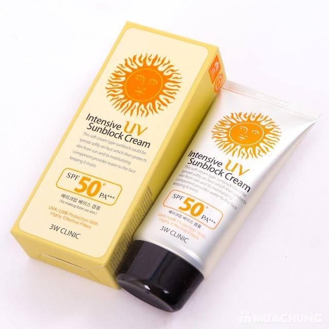 [HCM]KEM CHỐNG NẮNG 3W CLINIC INTENSIVE UV SUNBLOCK CREAM SPF 50 PA+++