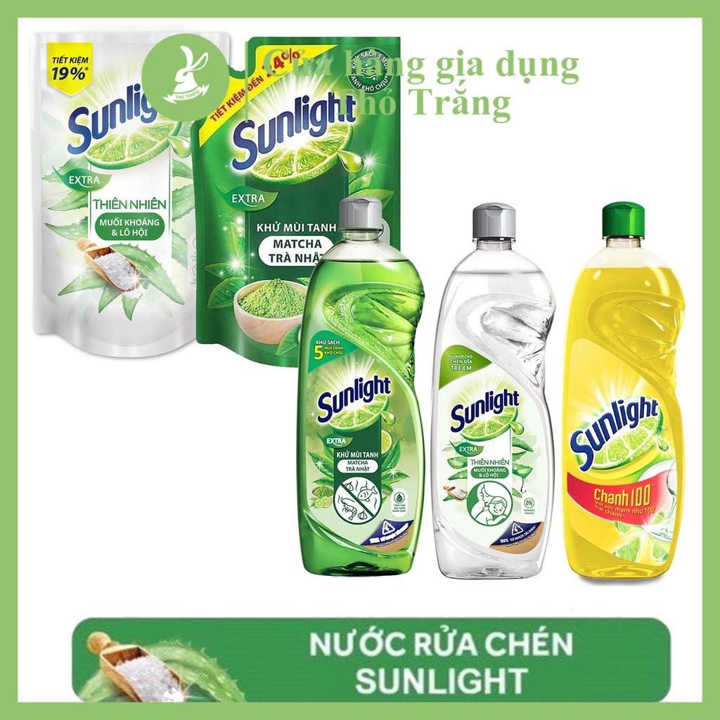 Nước rửa chén Sunlight Trà xanh túi 750ml