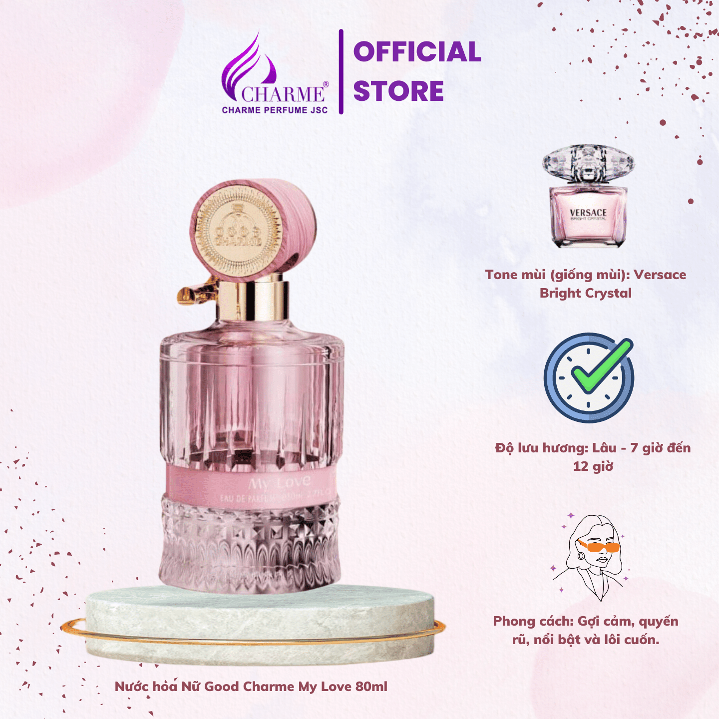 Nước hoa nữ good charme my love 80ml