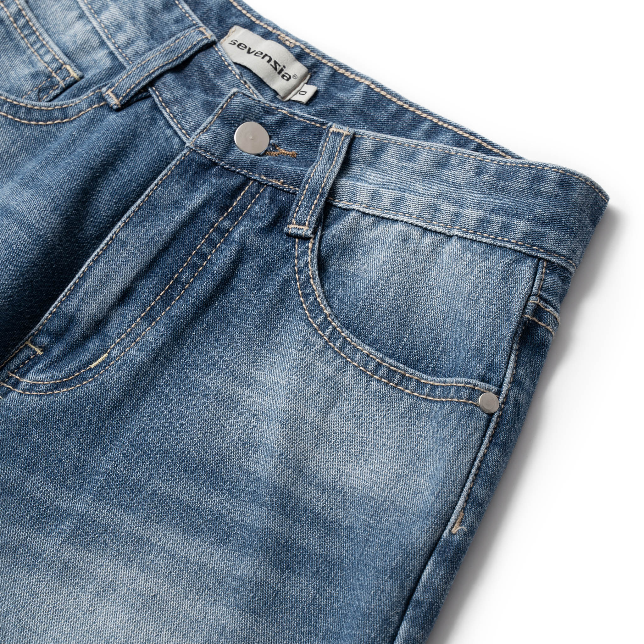 Quần jeans washed SEVENZIA®