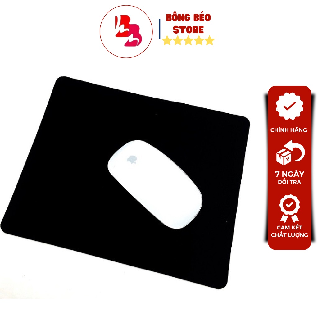 Protab Mouse Pad (Black) for Office - Real Photo