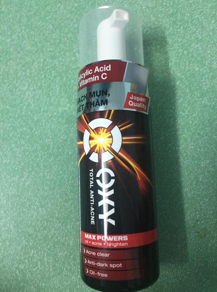 oxy total anti acne face wash