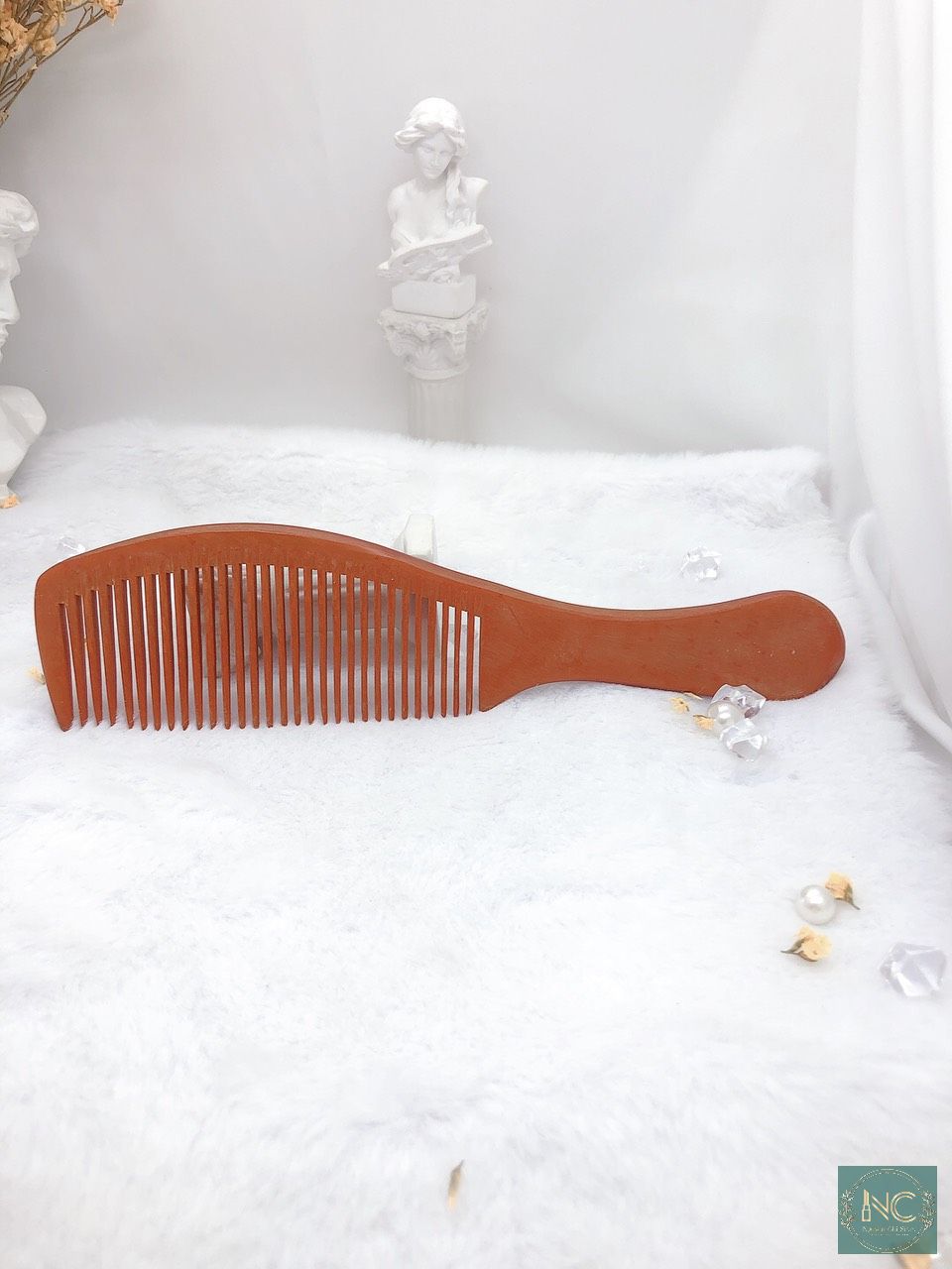 Lược gỗ sừng chải tóc bềnh đẹp