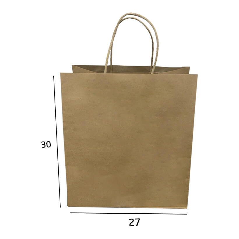 Combo 10 Túi giấy kraft nâu KT15 (30 x 27 x 17 cm)