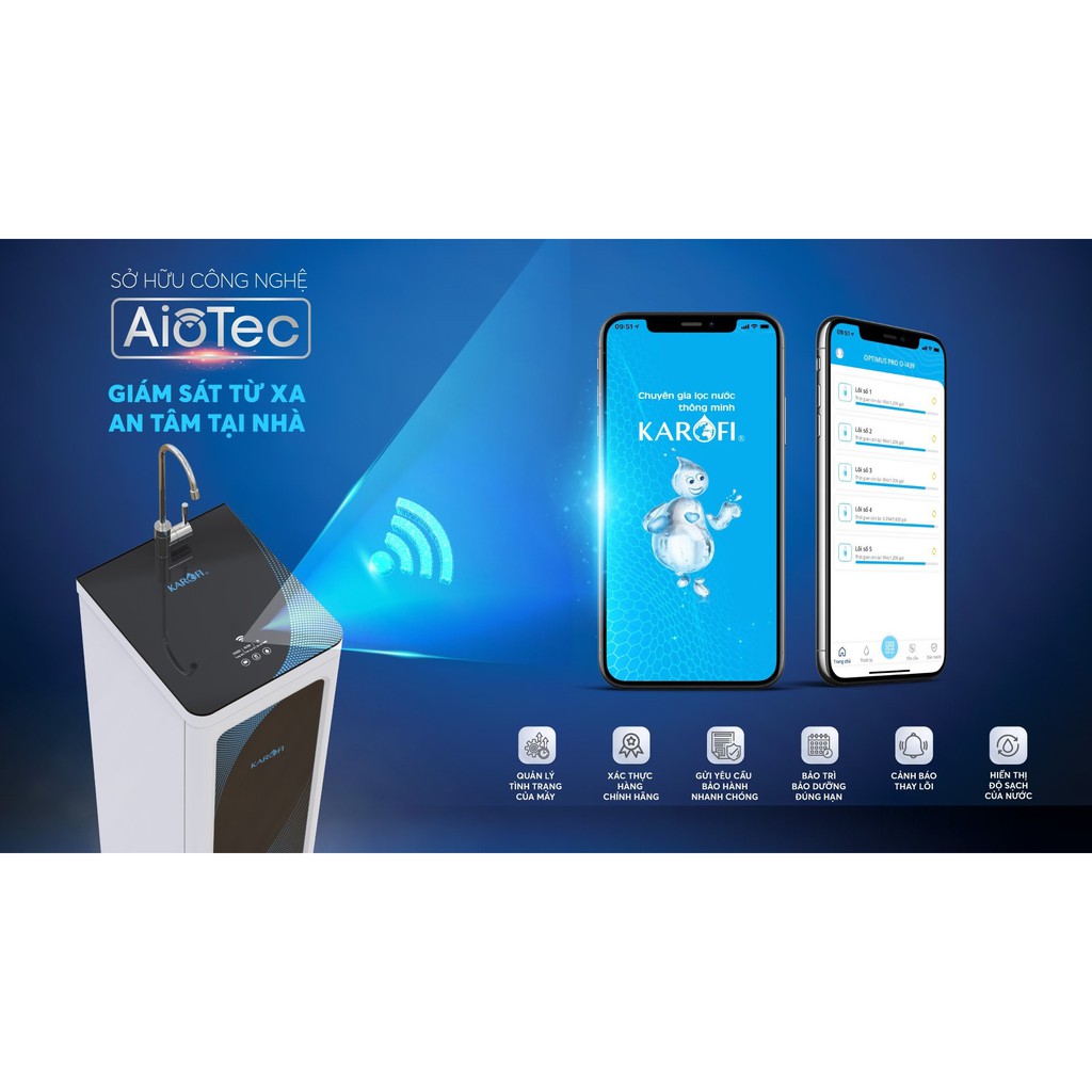 MÁY LỌC NƯỚC KAROFI KAQ-O07