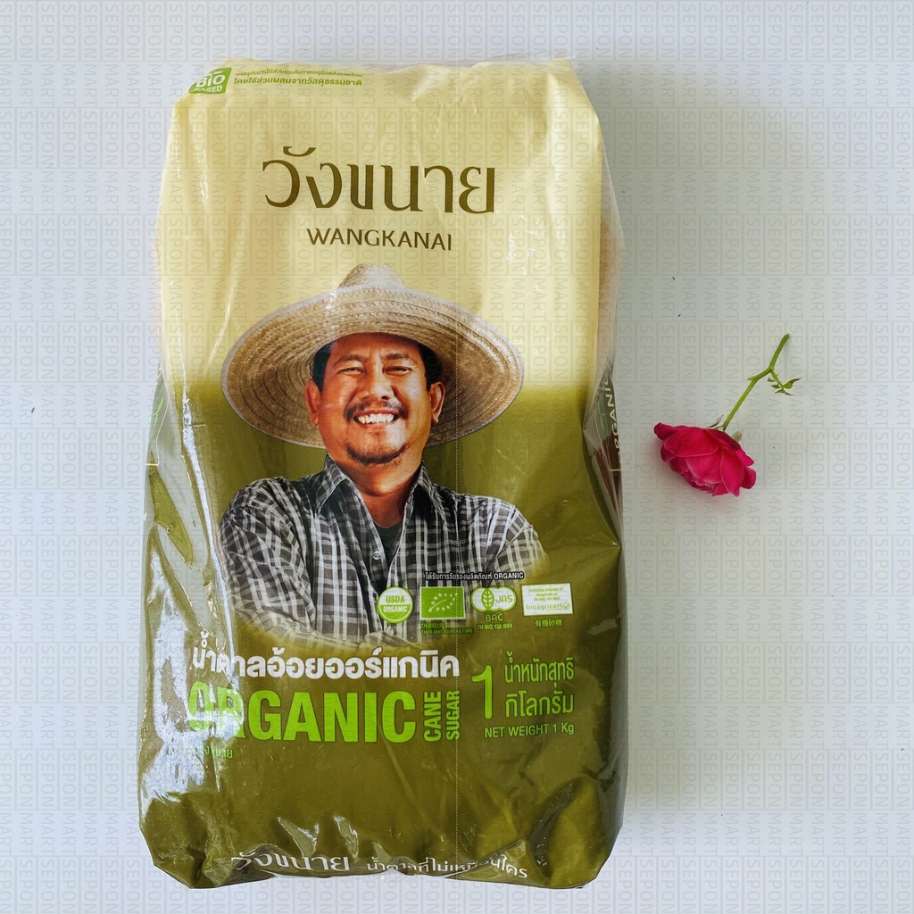 Đường mía hữu cơ organic thái lan túi 1kg