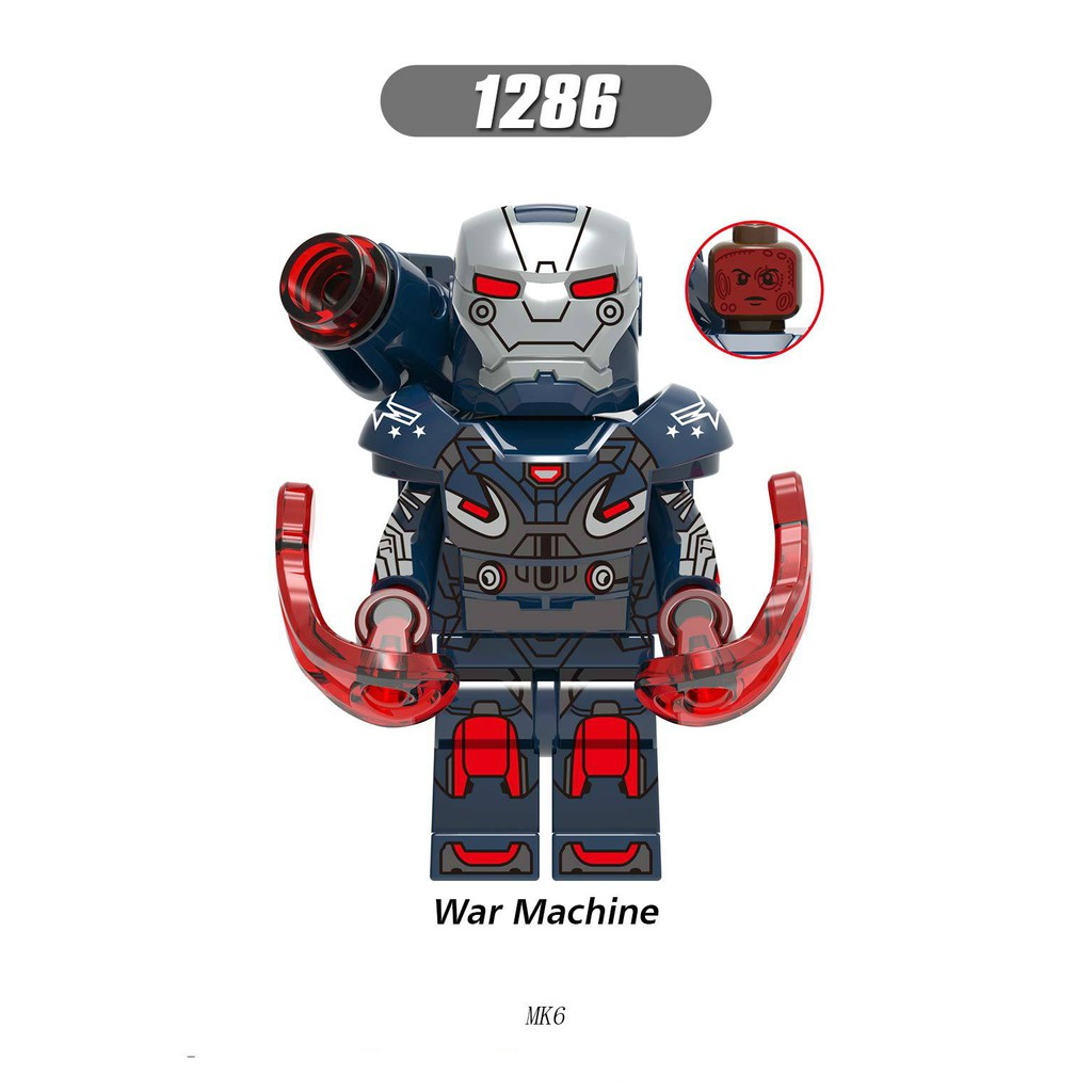 Mini Siêu Anh Hùng Thor War Machine Captian Pepper X0261 - Mini