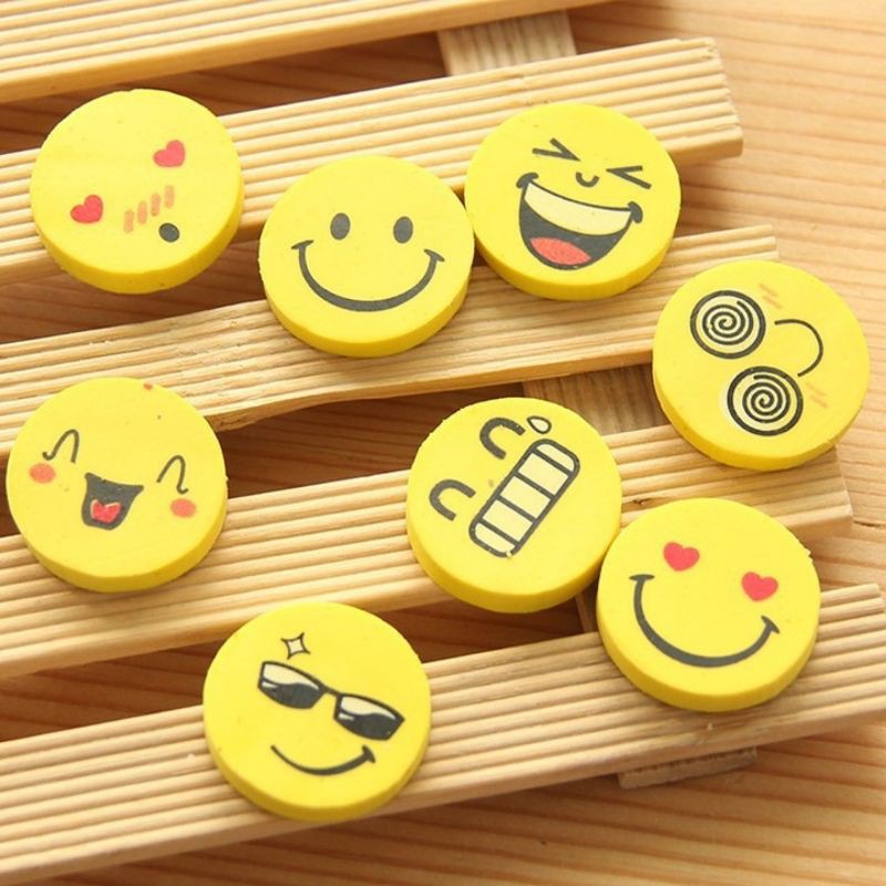 [HCM]Gôm Tẩy Hình Mặt Cười ( Set 4 Viên)