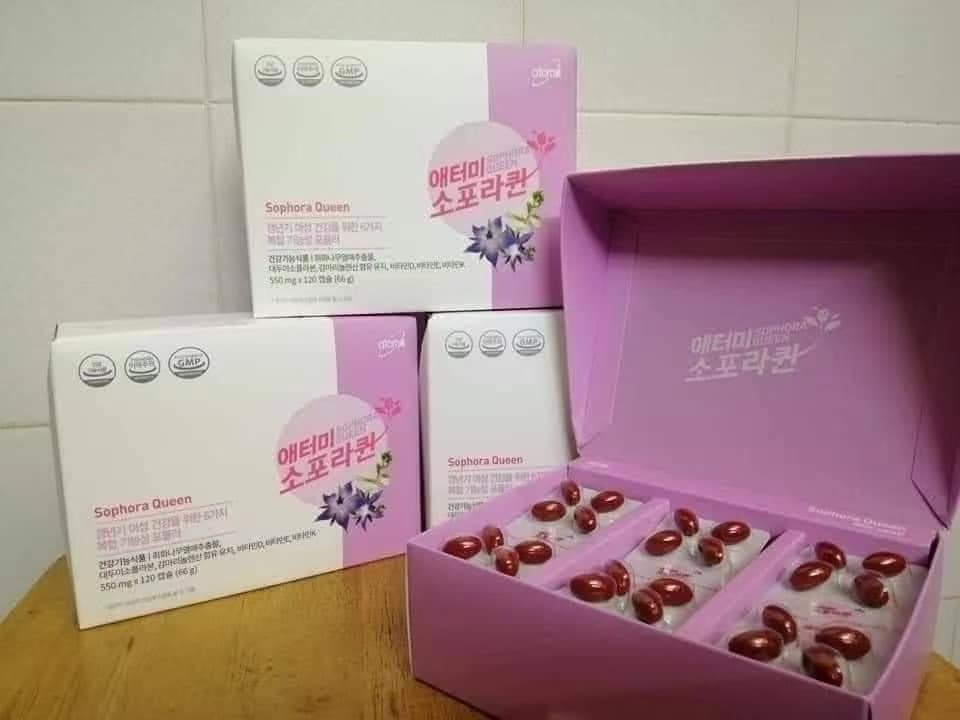HCM Viên cân bằng nội tiết tố nữ 550mg x 120 viên - Atomy Sophora Queen