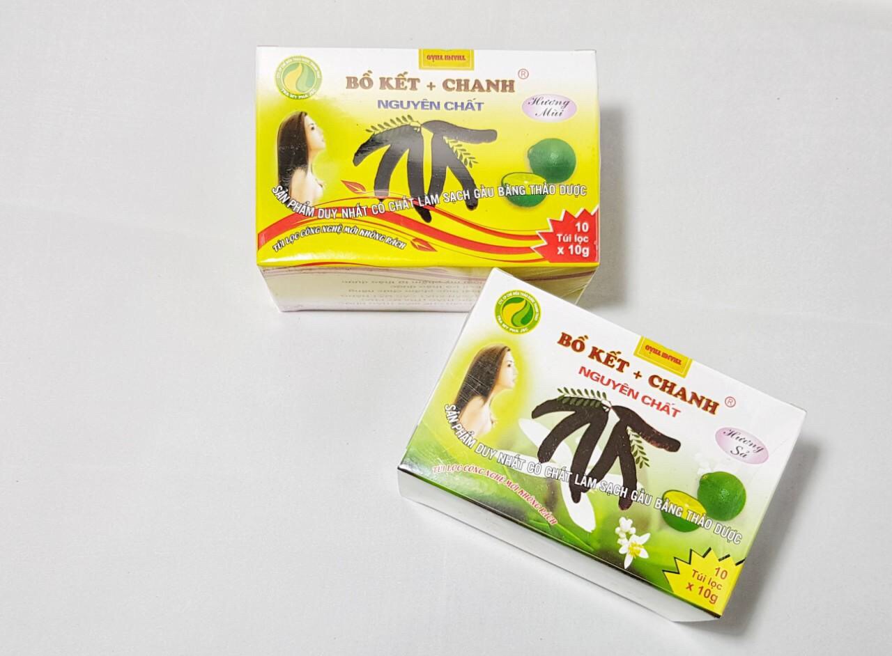 Combo 2 hộp Bồ kết chanh ( Hương xả)