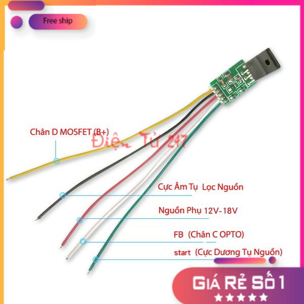 MẠCH CẤY NGUỒN 5 DÂY DÙNG DM0465R