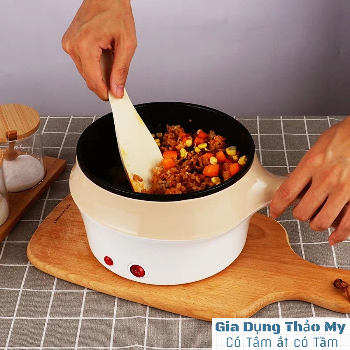 Ca nấu mỳ nấu lẩu -Kèm xửng hấp - ( Lẩu FA  lẩu một mình)