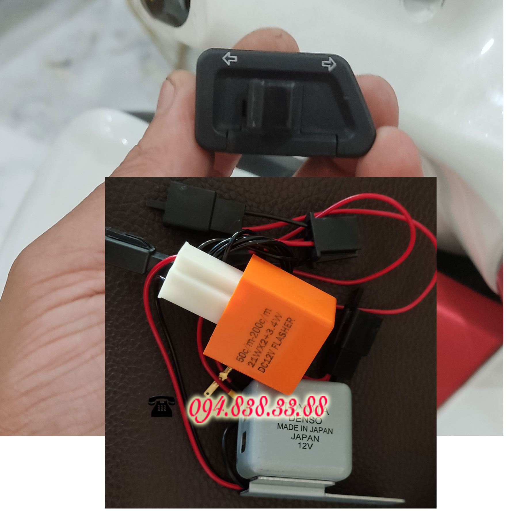 Công tắc Hazard Cho xe Klara A2/S22/Feliz/Feliz S/Klara Neo / Feliz Neo, Vento Neo