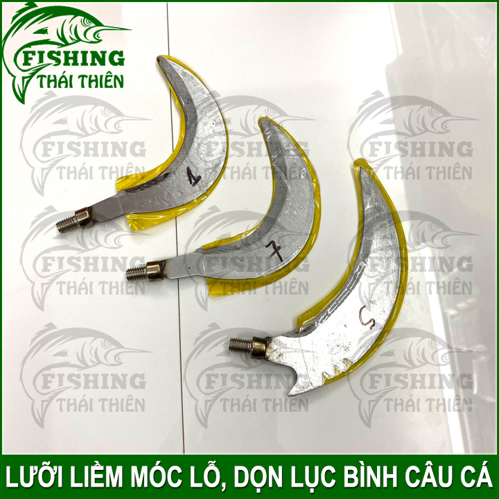 Lưỡi Liềm Cắt Cỏ Dọn Lục Bình Móc Lỗ Câu Cá