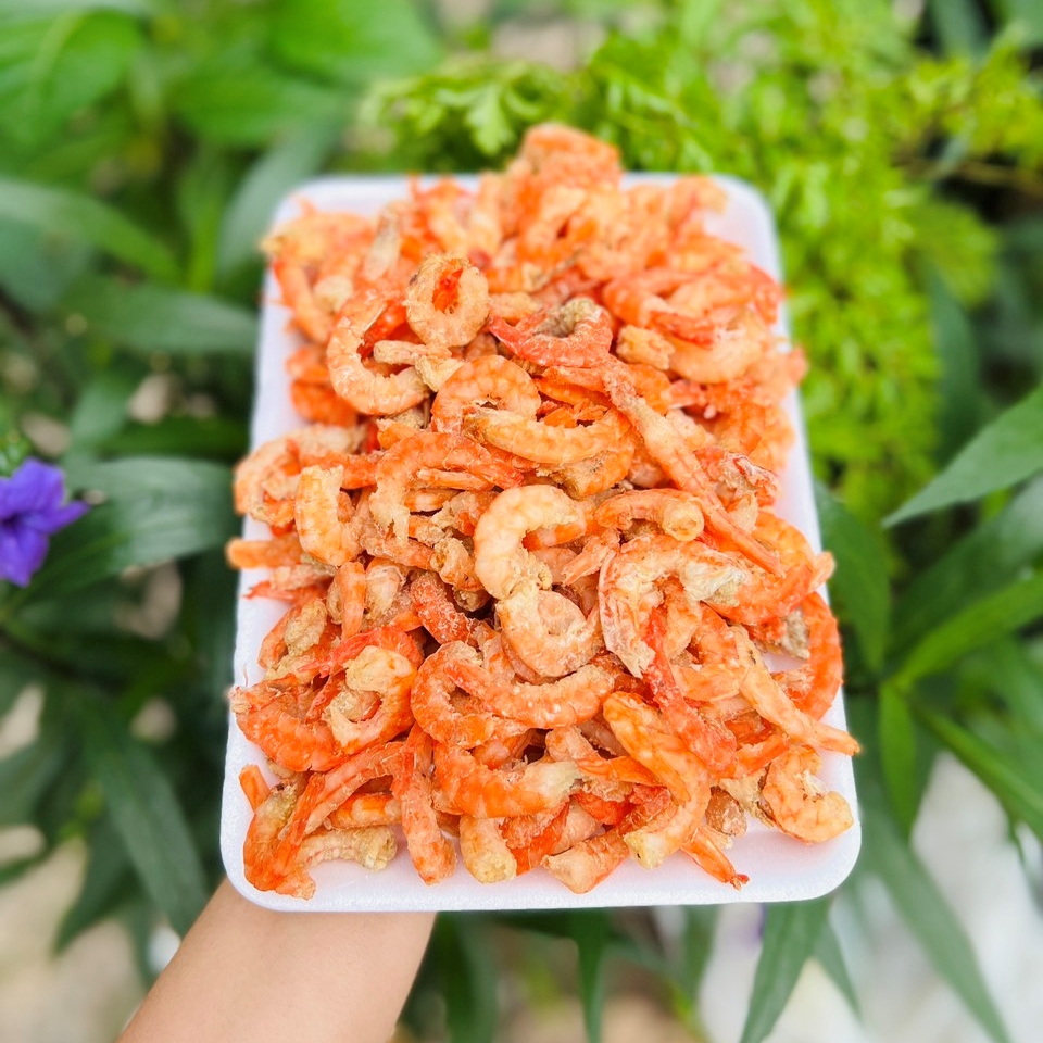 [GIAO NHANH 2H HCM] Giá Sỉ 1Kg Tôm thẻ khô size vừa