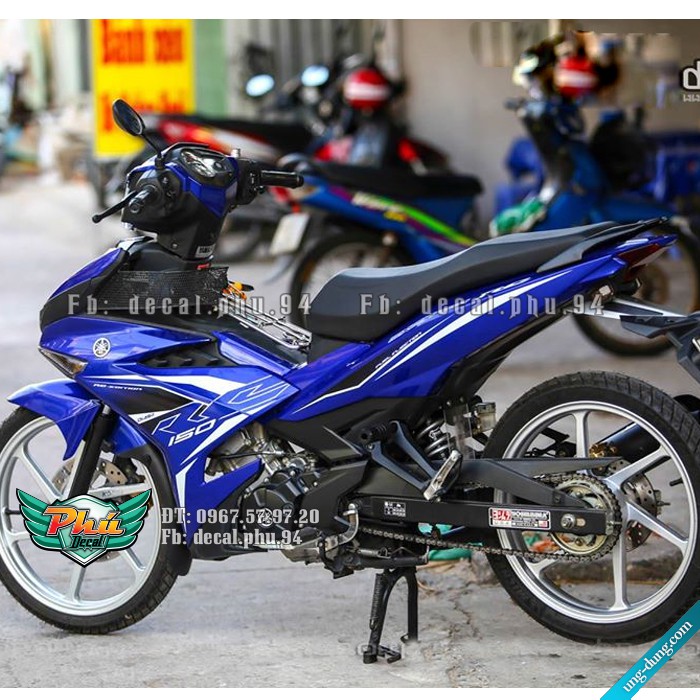 Tem rời EX 150 RC xanh dương 2019 (P)