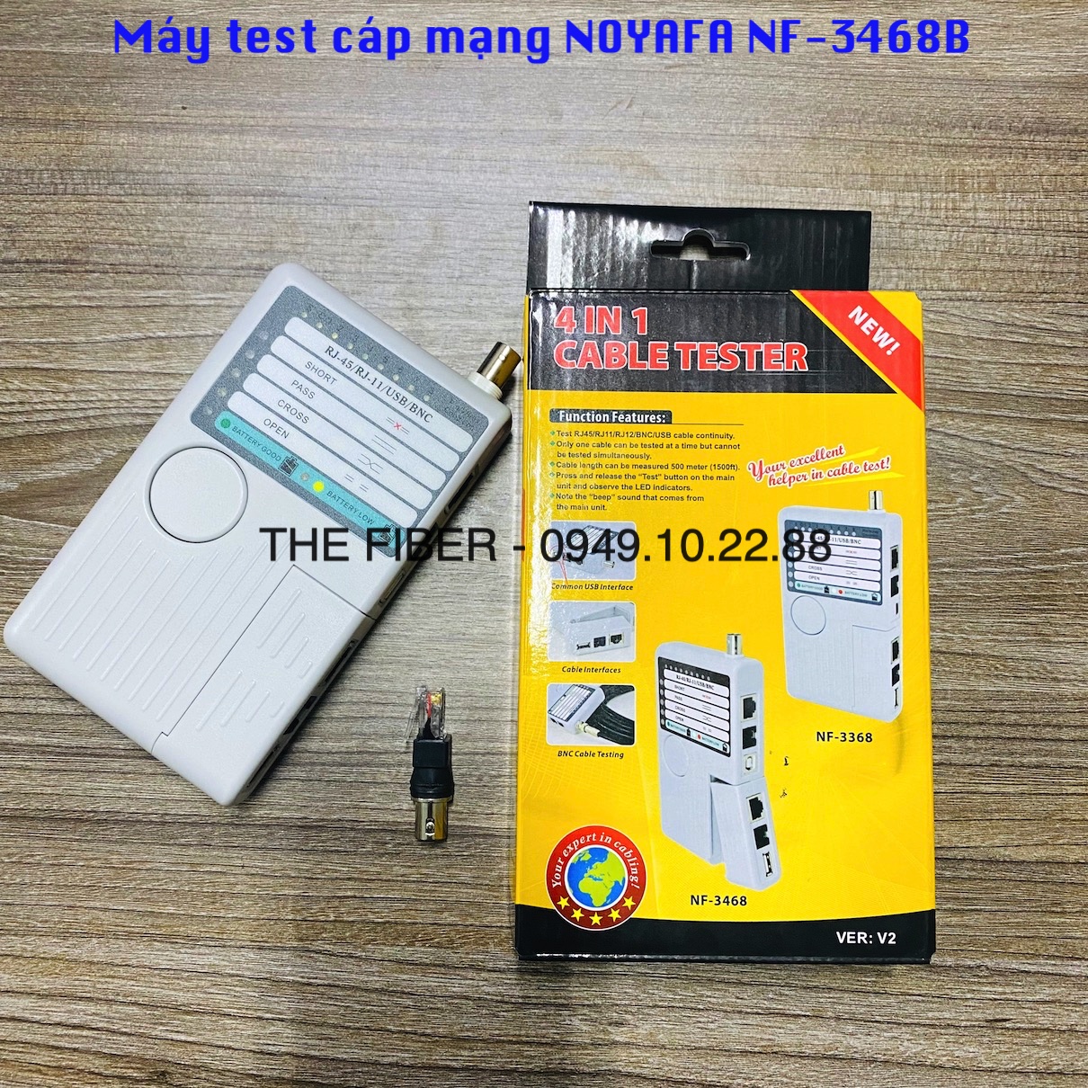 Máy test cáp mạng đa năng NOYAFA NF-3468B