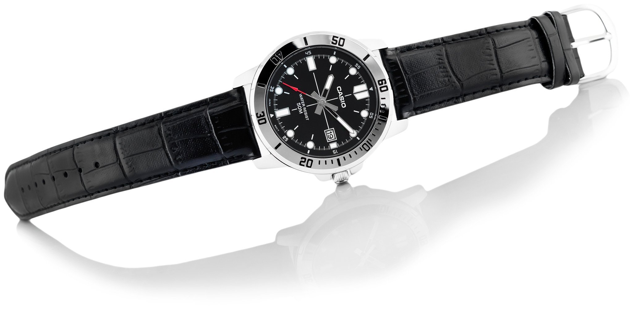 Đồng hồ nam dây da Casio Standard chính hãng Anh Khuê MTP-VD01 Series