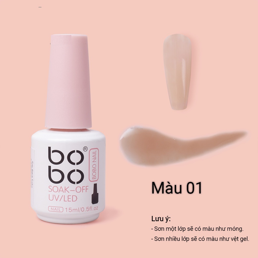 Sơn Gel Thạch BoBo Bảng 30 Màu - sinailmi