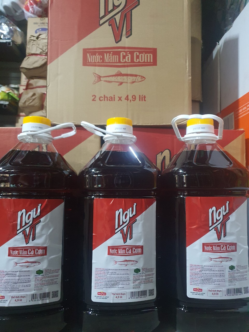 NƯỚC MẮM CÁ CƠM NGƯ VỊ 5L