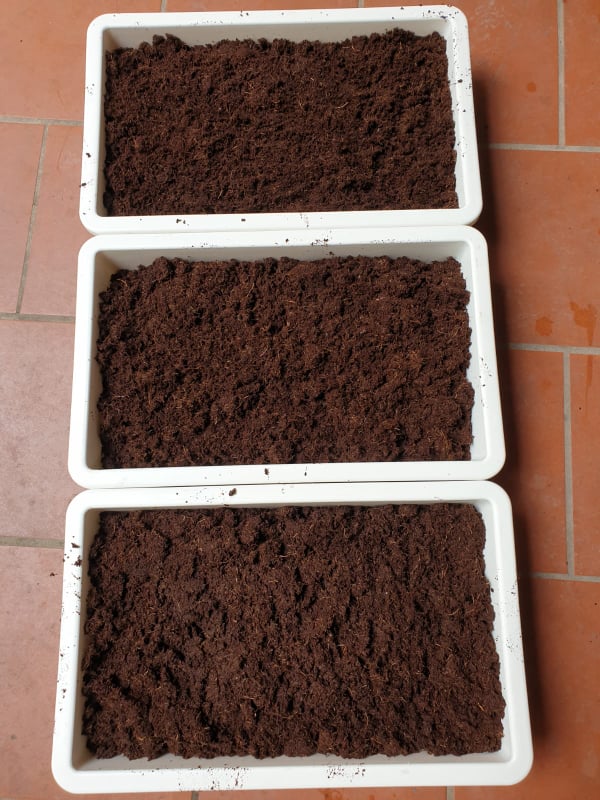Mùn dừa ít sơ ép bánh siêu chặt 5kg - 70lit