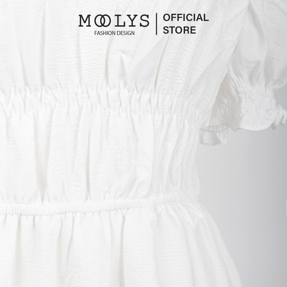 Đầm xoè dáng dài thiết kế đơn giản Moolys MD021