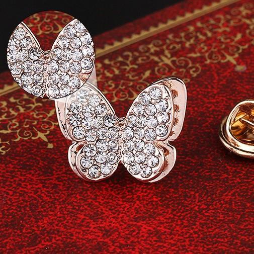 [HCM]Cài Áo Nữ Họa Tiết Bướm Đính Đá CAOG-26.