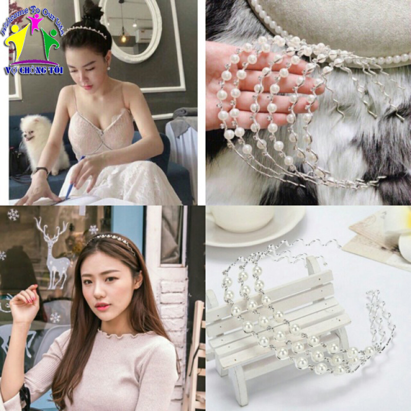 Cài Tóc Ngọc Trai Siêu Đẹp - thương hiệu Vợ Chồng Tôi