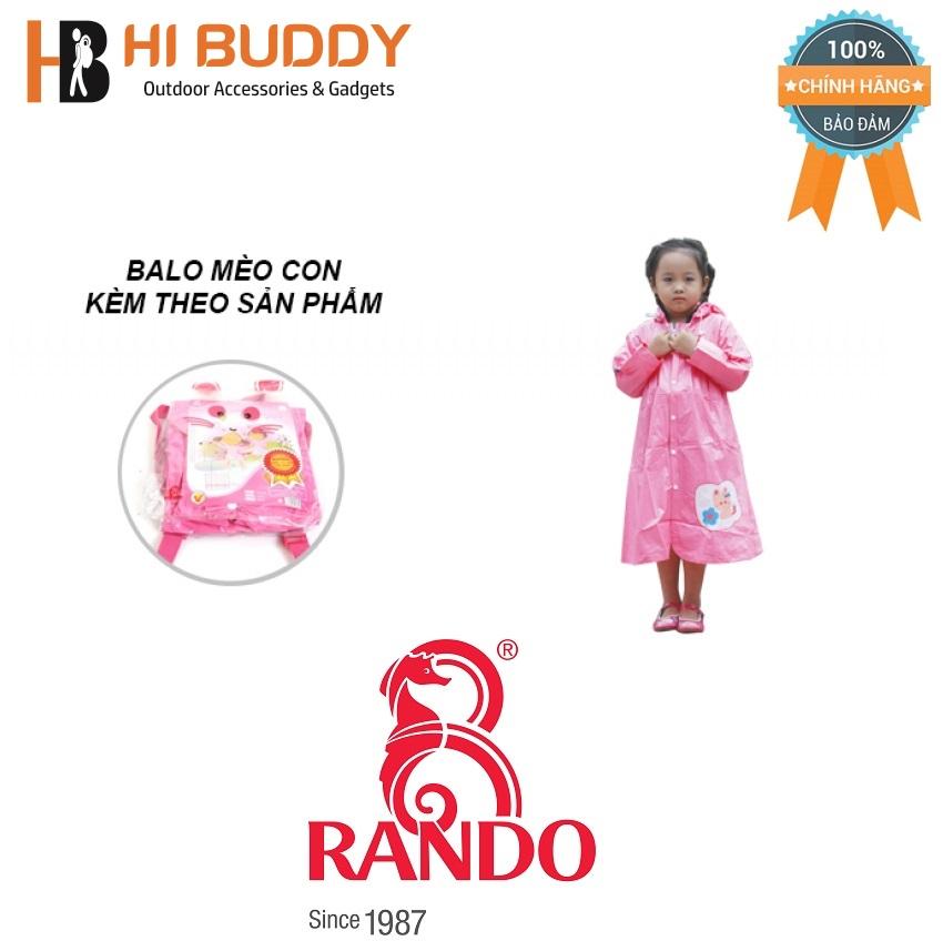 Áo mưa trẻ em Mèo con Rando CPPS-14 Size 4 1.2 – 1.3 m