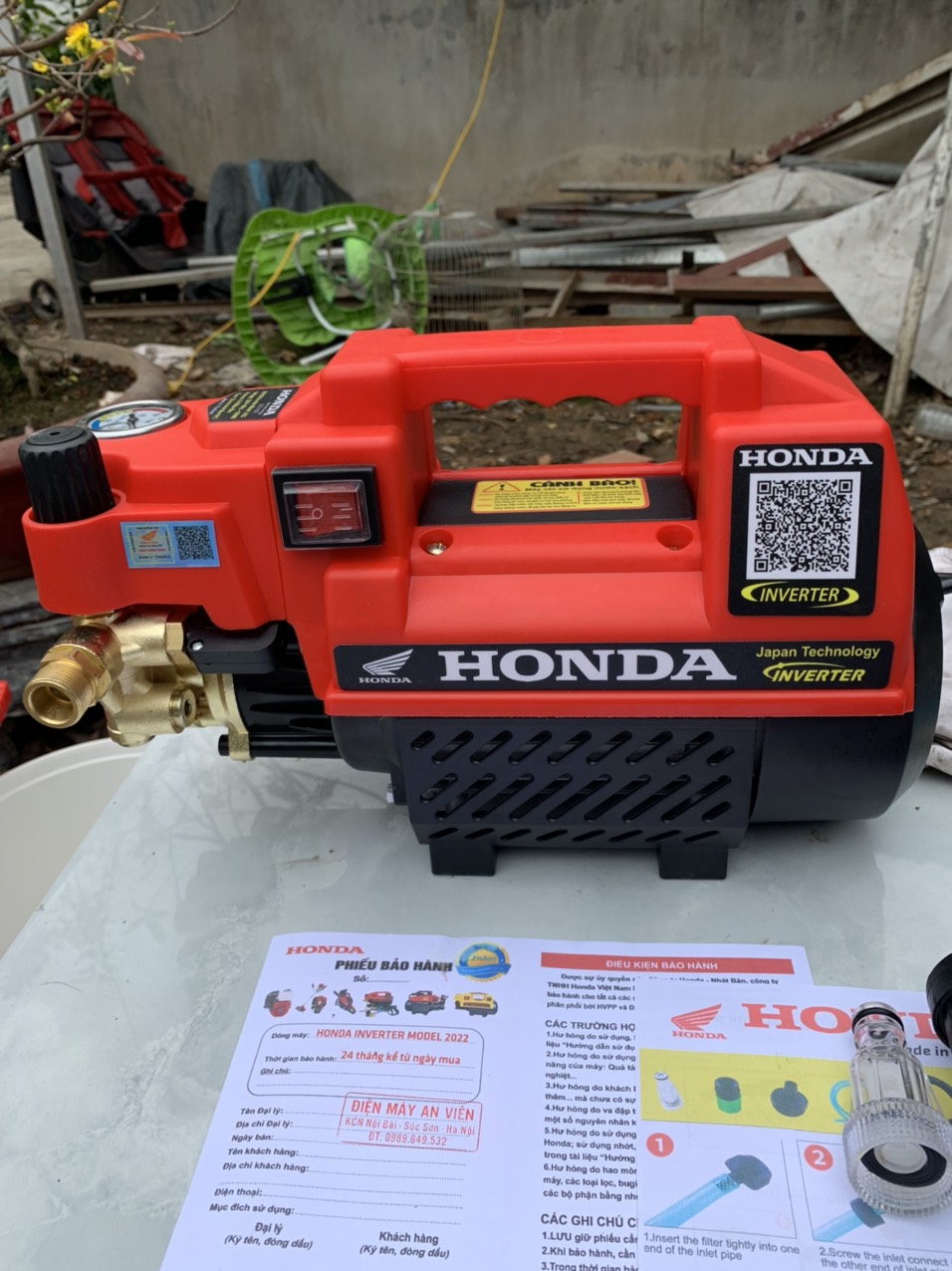 Máy Rửa Xe HONDA INVERTER MODEL 2022