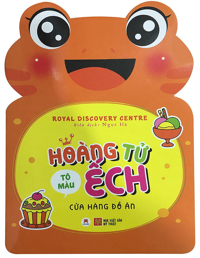 Fahasa - tô màu hoàng tử ếch - cửa hàng đồ ăn