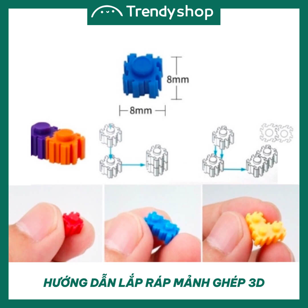 Búa hỗ trợ lắp ráp đồ chơi mini lego lắp ráp 3D