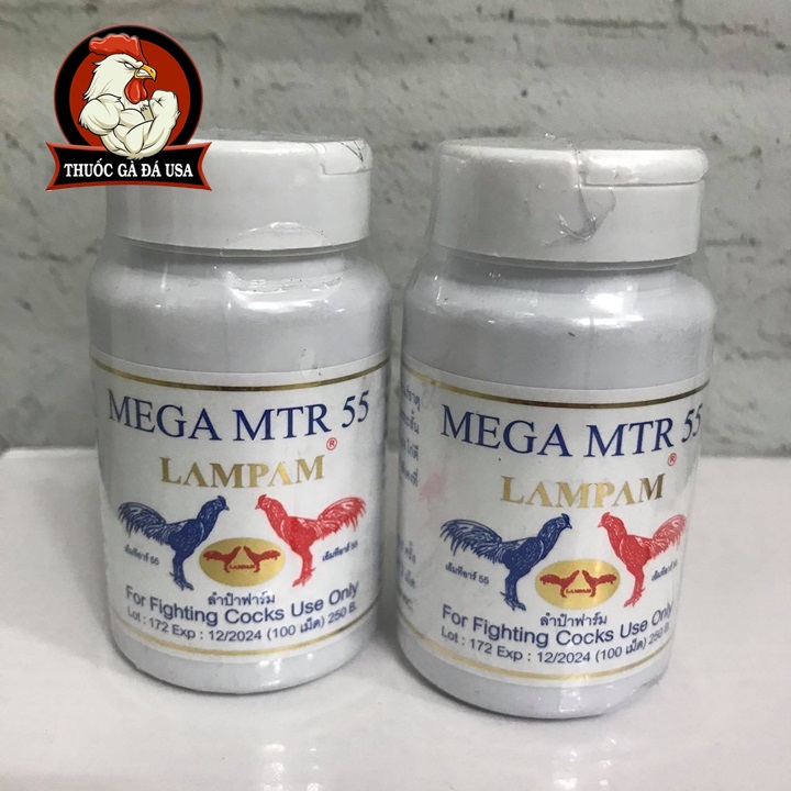 [HCM]MEGA MTR 55 Cho Gà Đá - Hộp X 100 Viên